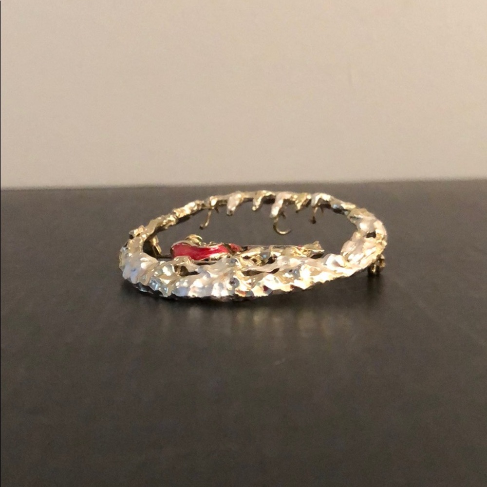 SLEIGH BROACH CIRCLE WITH SLEIGH - Picture 2 of 10